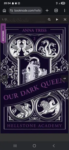 Hellstone Academy, tome 2 : Our Dark Queen, couverture
