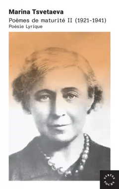 Poèmes de maturité (1921-1941) : poésie lyrique, tome 2, couverture