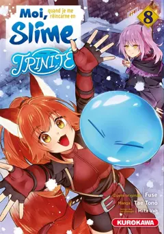 Moi, quand je me réincarne en Slime, Trinité, tome 8, couverture