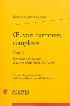Œuvres narratives complètes, tome 2