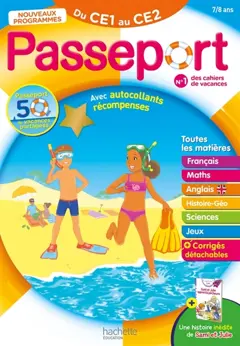Passeport du CE1 au CE2, 7-8 ans : toutes les matières : nouveaux programmes