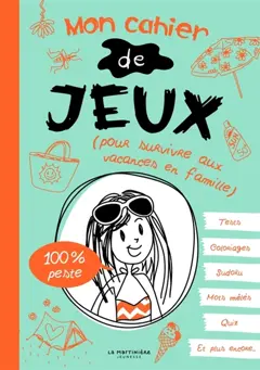Mon cahier de jeux (pour survivre aux vacances en famille) : 100 % peste, couverture