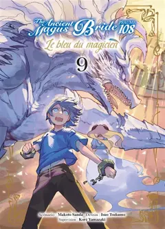 The ancient magus bride, psaume 108 : le bleu du magicien, tome 9, couverture