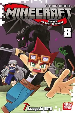 Minecraft, le manga officiel : voyage au bout du monde, tome 8, couverture