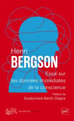 Essai sur les données immédiates de la conscience, couverture