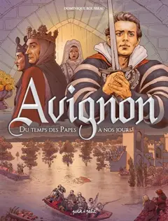 Avignon en BD, tome 2 : Du temps des papes à nos jours, couverture