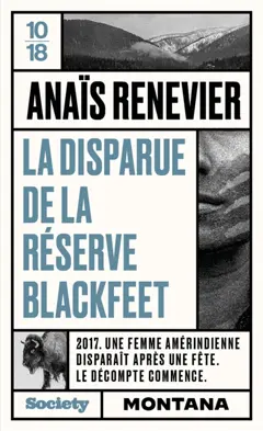 La disparue de la réserve Blackfeet, couverture