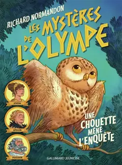 Les mystères de l'Olympe, tome 1 : Une chouette mène l'enquête, couverture