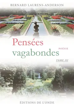 Pensées vagabondes : textes poétiques, tome 3, couverture