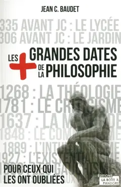 Les + grandes dates de la philosophie : pour ceux qui les ont oubliées