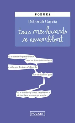 Tous mes hasards se ressemblent, couverture