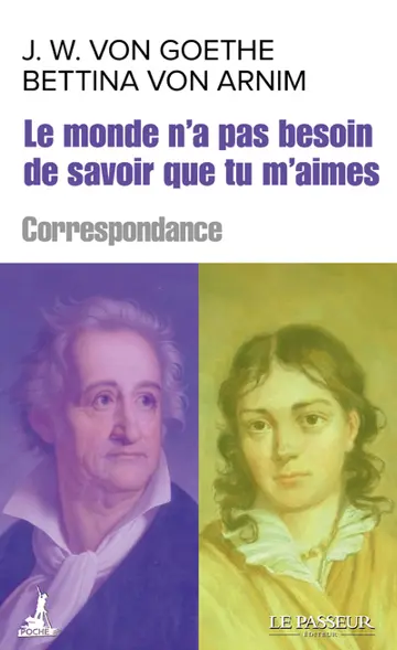 Le monde n'a pas besoin de savoir que tu m'aimes : correspondance