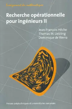 Recherche opérationnelle pour ingénieurs, tome 2, couverture