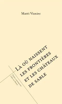 Là où naissent les frontières et les châteaux de sable, couverture