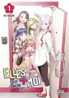 Elles + moi sous le même toit, tome 1, couverture