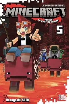 Minecraft, le manga officiel : voyage au bout du monde, tome 5, couverture