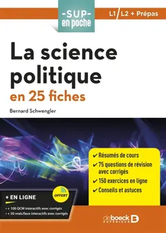 La science politique en 25 fiches : L1, L2 + prépas