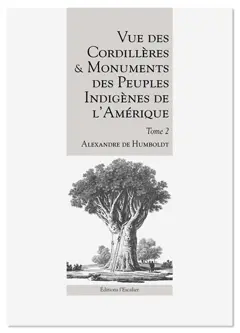 Vue des cordillères et monuments des peuples indigènes de l'Amérique, tome 2, couverture
