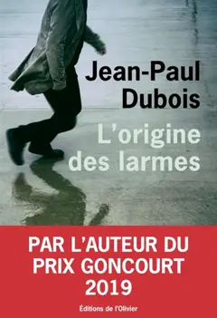 L'origine des larmes, couverture