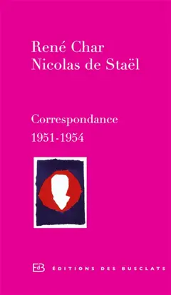 Correspondance : 1951-1954, couverture
