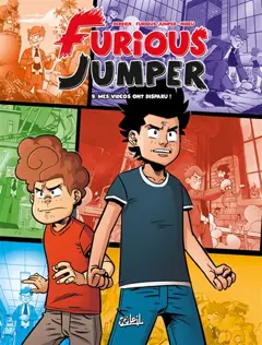 Furious Jumper, tome 9 : Mes vidéos ont disparu !, couverture