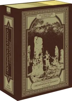 L'abomination de Dunwich : coffret Les chefs-d'œuvre de Lovecraft : vol. 1 à 3, couverture