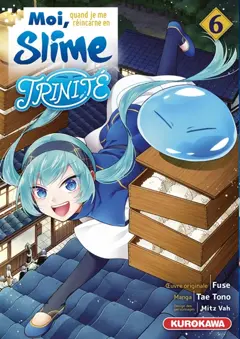 Moi, quand je me réincarne en Slime, Trinité, tome 6, couverture