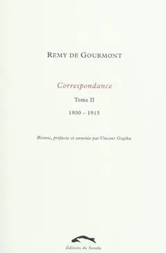 Correspondance, tome 2 : 1900-1915, couverture