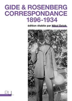 André Gide, Fédor Rosenberg : correspondance : 1896-1934, couverture