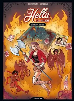 Hella et les Hellboyz, tome 2 : L'épreuve du feu, couverture