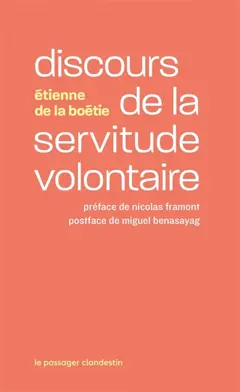Discours de la servitude volontaire, couverture