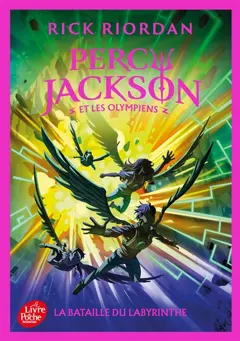 Percy Jackson et les Olympiens, tome 4 : La bataille du labyrinthe, couverture