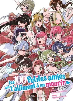 Les 100 petites amies qui t'aiiiment à en mourir, tome 8, couverture