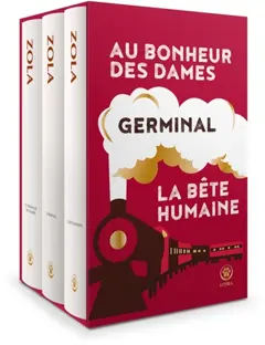 Coffret Zola : Au bonheur des dames, Germinal, La bête humaine, couverture