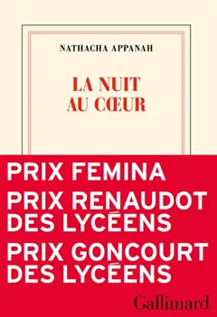 La nuit au cœur, couverture