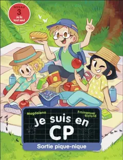 Je suis en CP, tome 45 : Sortie pique-nique : niveau 3, couverture