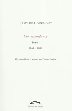 Correspondance, tome 1 : 1867-1899, couverture