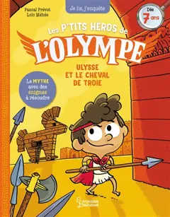 Les p'tits héros de l'Olympe. Ulysse et le cheval de Troie, couverture
