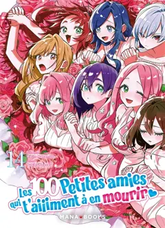 Les 100 petites amies qui t'aiiiment à en mourir, tome 14, couverture