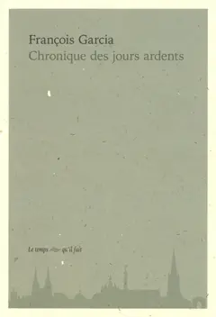 Chronique des jours ardents, couverture