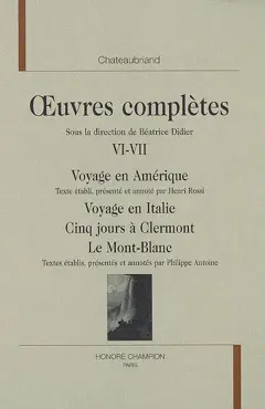 Œuvres complètes, tome 6 : -7