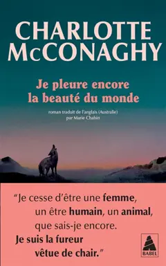 Je pleure encore la beauté du monde, couverture