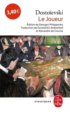 Le joueur. Dostoievski à la roulette : extraits, couverture