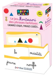 Le jeu Montessori des phrases farfelues : cadavres exquis, phrases codées…