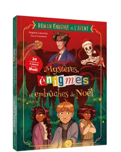 Mystères, énigmes et embûches de Noël : roman énigme de l'Avent, couverture