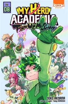 My hero academia : Team up mission, tome 8, couverture