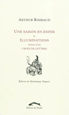 Une saison en enfer. Illuminations. Un choix de lettres, couverture