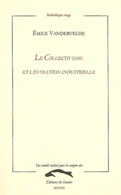 Le collectivisme et l'évolution industrielle, couverture