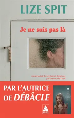 Je ne suis pas là, couverture