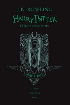 Harry Potter, tome 1 : Harry Potter à l'école des sorciers : Serpentard, couverture